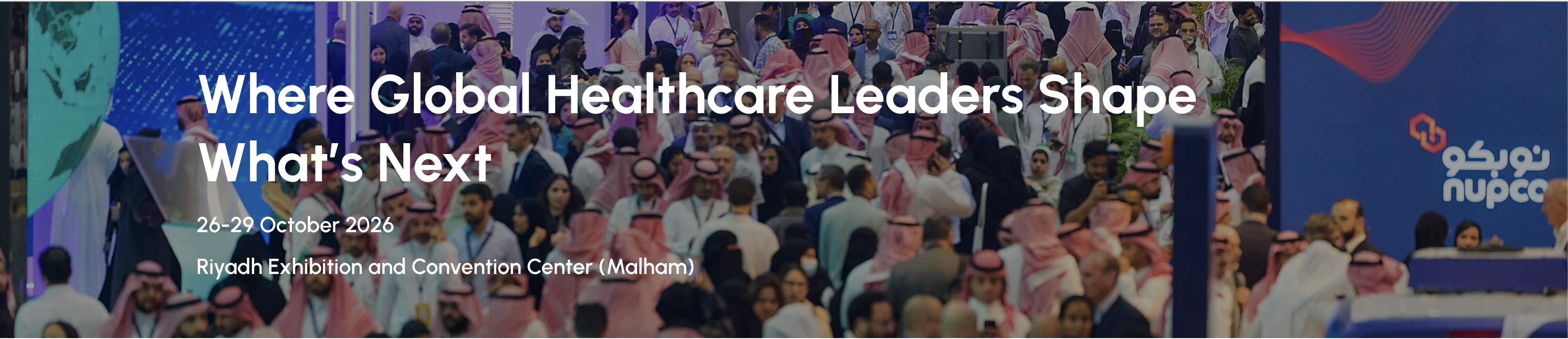 Global Health Exhibition 2026 Banner